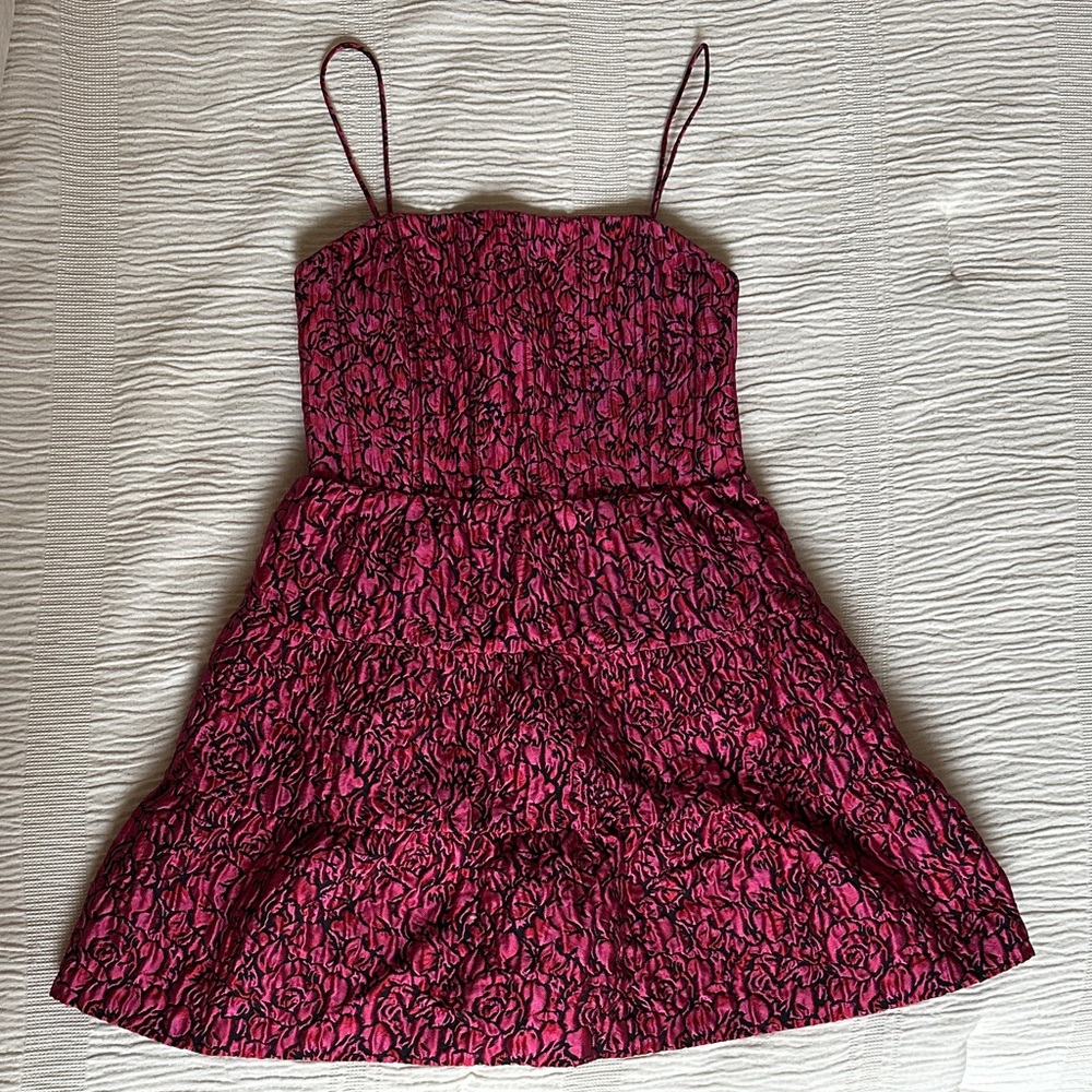 Alice + Olivia Jamila Floral Pink Dress